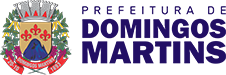 Logo branca do cabeçalho da Prefeitura de Domingos Martins